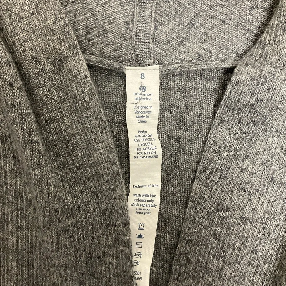 Lululemon Hooded Cabin Yogi Sweater Wrap - Picture 7 of 9